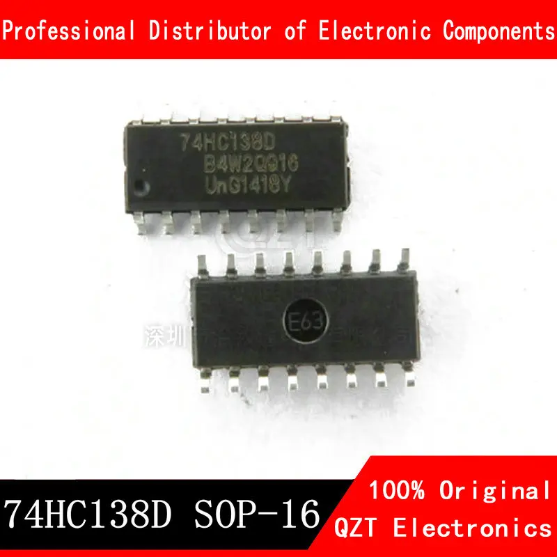 Nouveau et original IC, 10 pièces, 74HC138D SOP16 138 SOP SN74HC138DR SMD