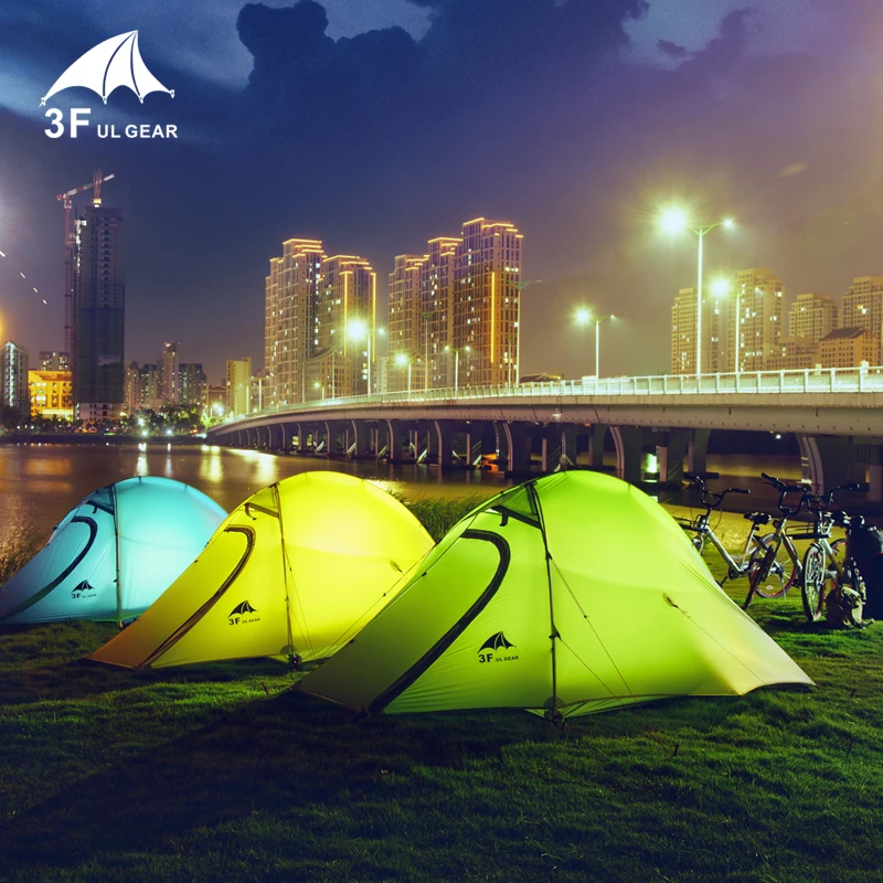 3F UL GEAR 15D Tent 2 Persons Ultralight Double Layer Waterproof 5000mm 6