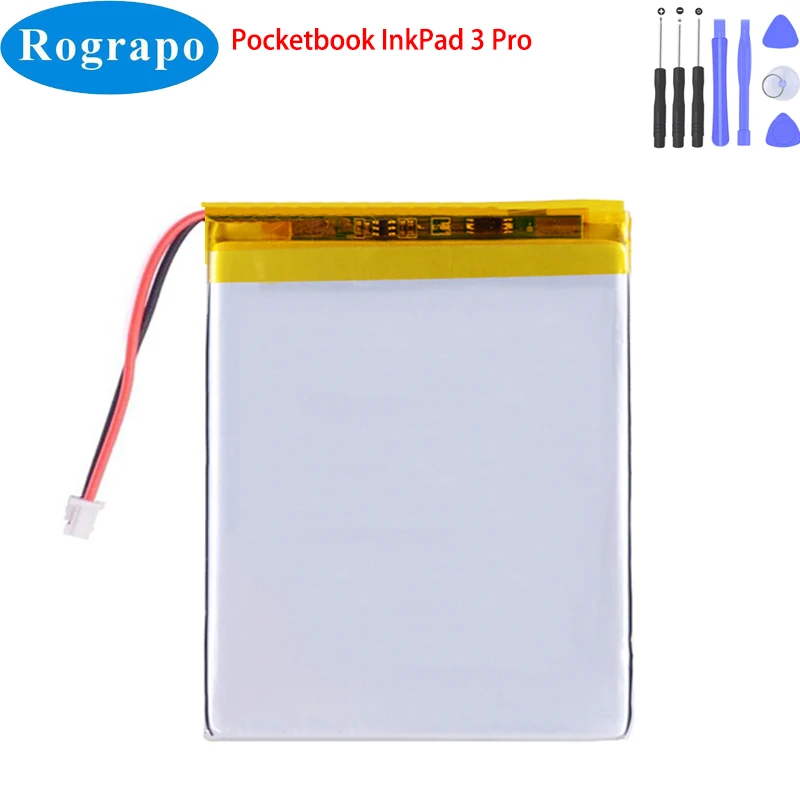 3.7v 2300mah ereader bateria para pocketbook 740 pro inkpad 3 pro e-book leitor e-ink