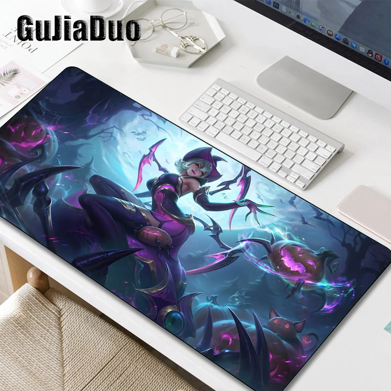 

Elise League of Legends Gamer Anime Mouse Pad XXL Computer Keyboard Table Desk Mat Gaming Hoom Accessories Large Comics Mousepad