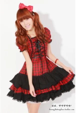 Kawaii Cô Gái Gothic Ngọt Nhật Bản Lolita Đầm Lưới Tay Phồng Vintage Phối Ren Nơ Quần Lót Váy Lolita OP Công Chúa Loli