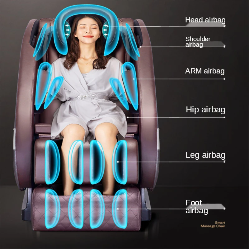 Fully Automatic Multifunctional Luxury Massage Chair Home Full Body Massager Sofa Armrest USB for The Elderly