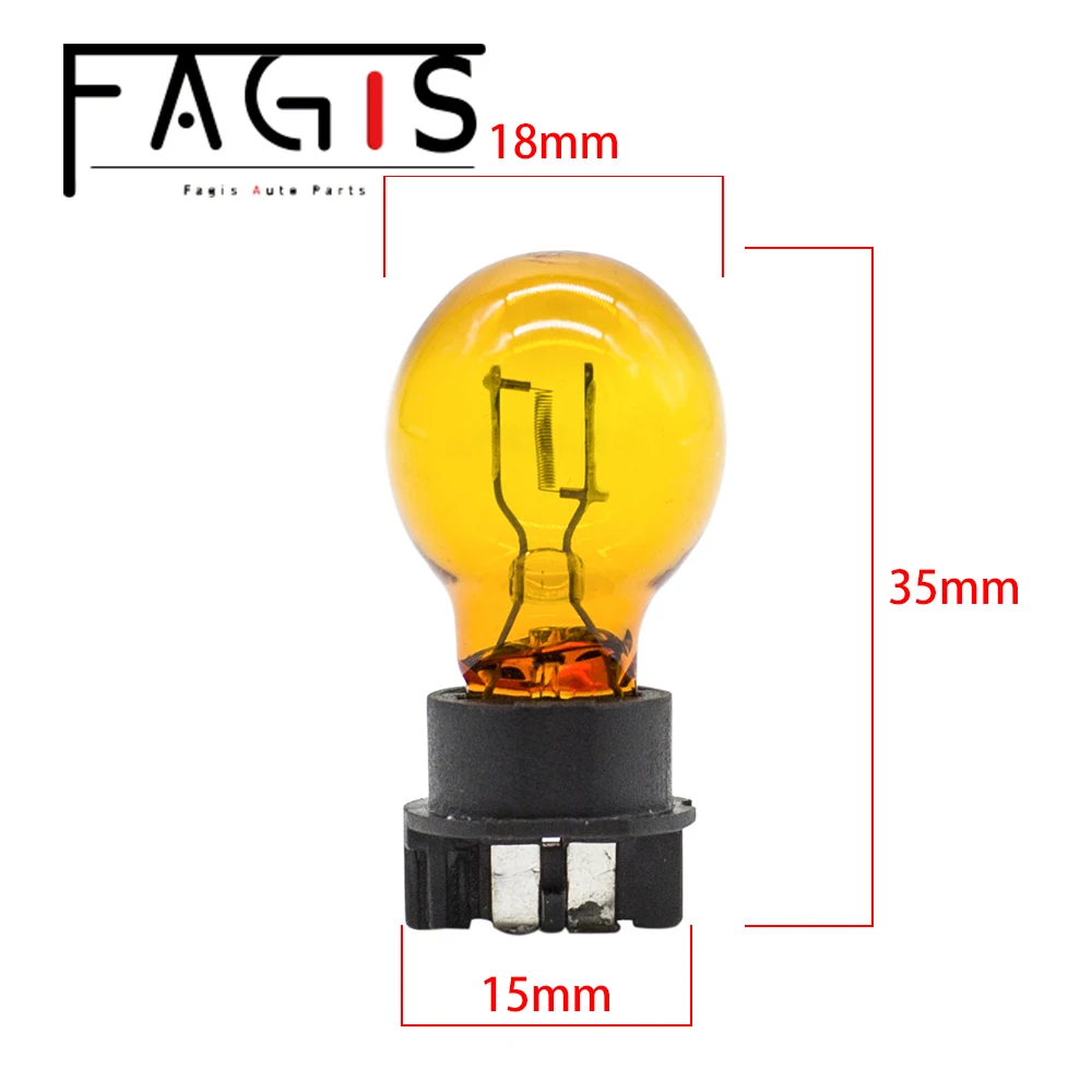 Fagis PW24W PWY24W 12V 24W Car Lamps Fog Lights Driving Running Lights Halogen Bulbs Auto Turn Signal Light Tail Lamp