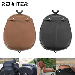 Motorcycle Black/Brown Rear Passenger Seat Leather Cushion Pillion Pad For Indian Scout Sixty 2016-2020 Scout 2015-2019 2020