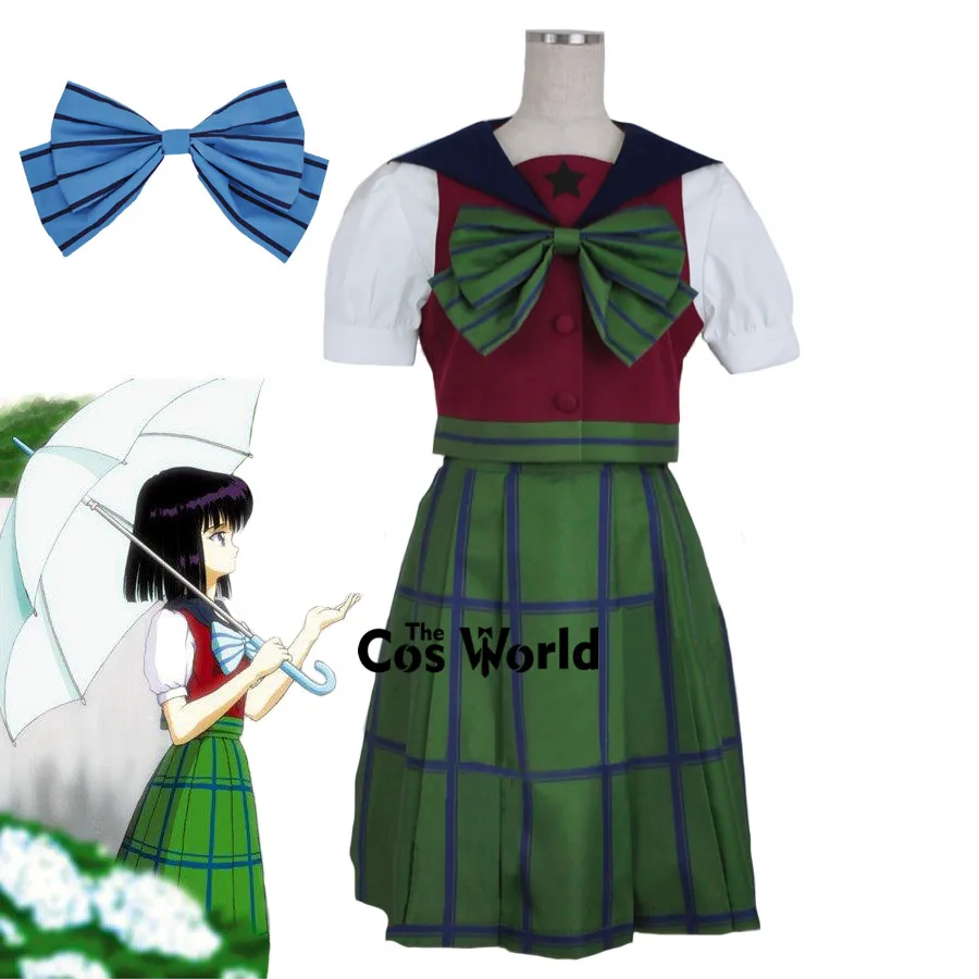 Moon Saturn Tomoe Hotaru Sailor Suit School Uniform Tops Skirt Outfit Anime Customize Cosplay Costumes