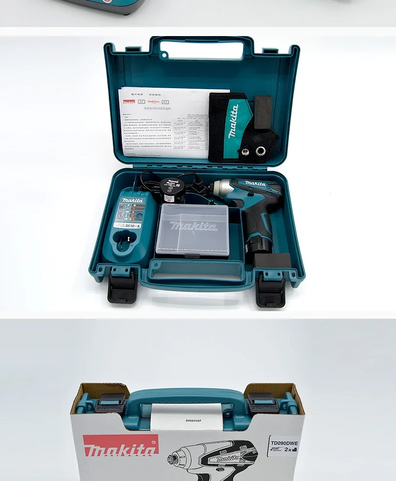 Imagem -03 - Makita-motorista do Impacto sem Fio Td090d Td090dwe 10.8v