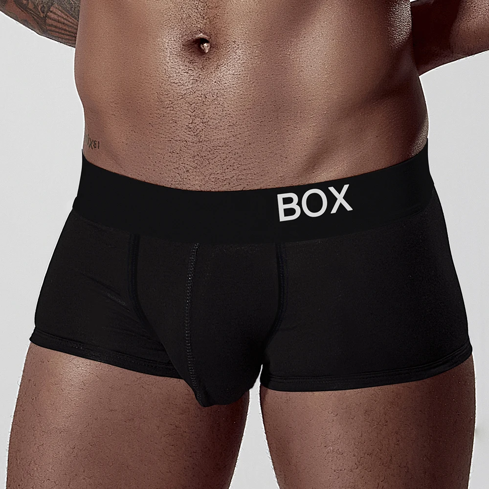 ORLVS Men\'s Panties Sexy Man Undewear Boxer Men Underpants Boxershort Underpant Male Panties 3D Pouch Shorts Under Wear Pants