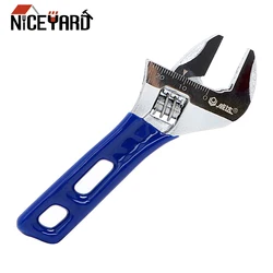 NICEYARD Adjustable Wrench Stainless Steel Universal Spanner Mini Nut Key Hand Tools Maximum 24mm Diameter