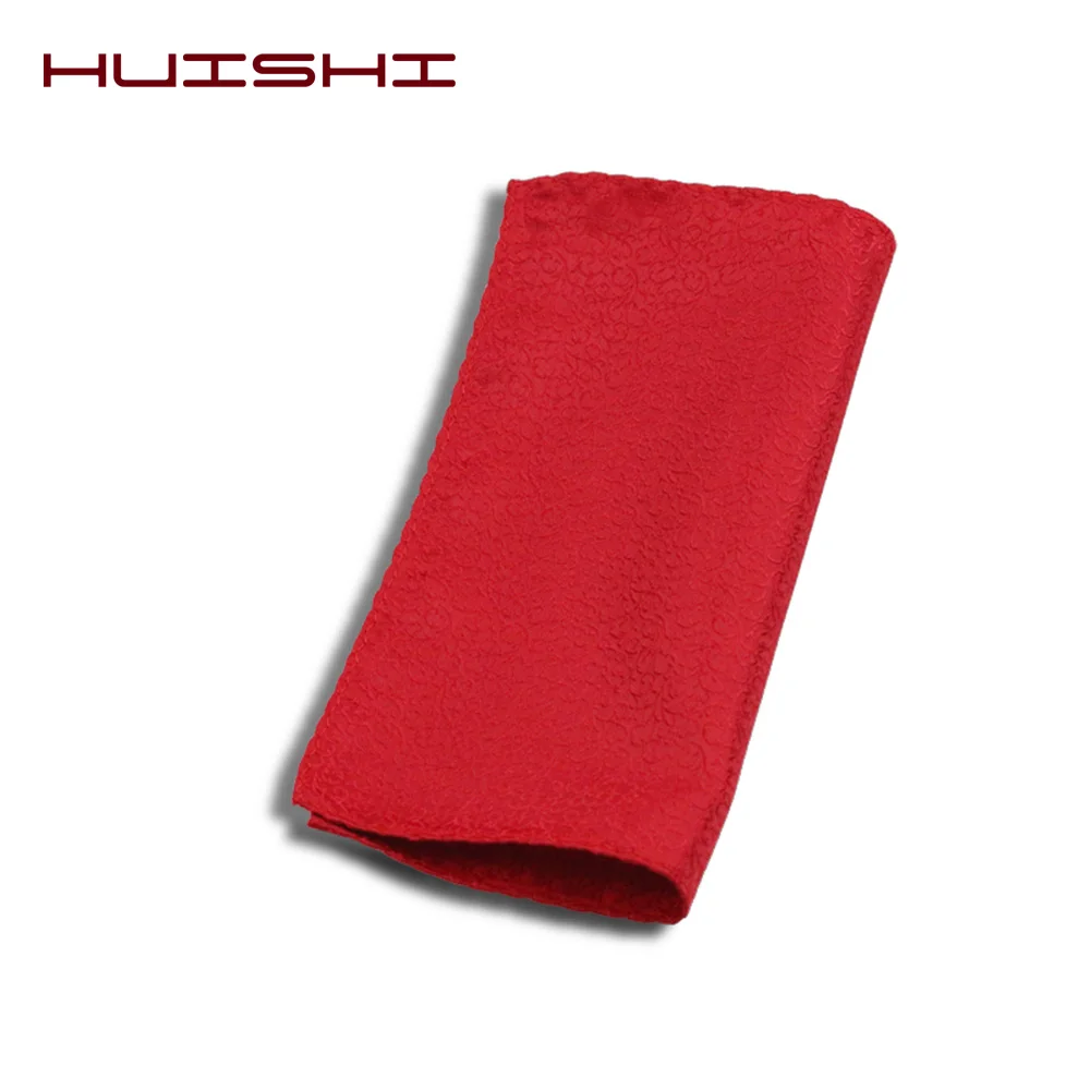 HUISHI mannen Zakdoek Pocket Plein Stip Gestreepte Geweven Zakdoeken Polyester Pocket Vierkante Business Borst Handdoek 22*22CM