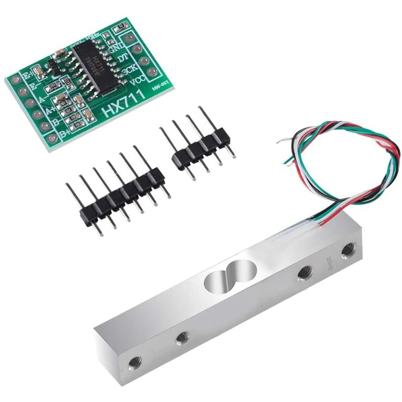 1/5/10/20kg Load Cell Weight Portable Electronic Kitchen Scale + HX711 ADC Module Weight Sensor for Arduino