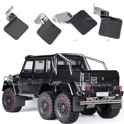 4 sztuk przedni tylny gumowy błotnik błotnik z wspornik metalowy dla 1/10 zdalnie sterowany samochód gąsienicowy Traxxas Trx-4 G500 Trx6 G63 6*6 4*4 Diy część