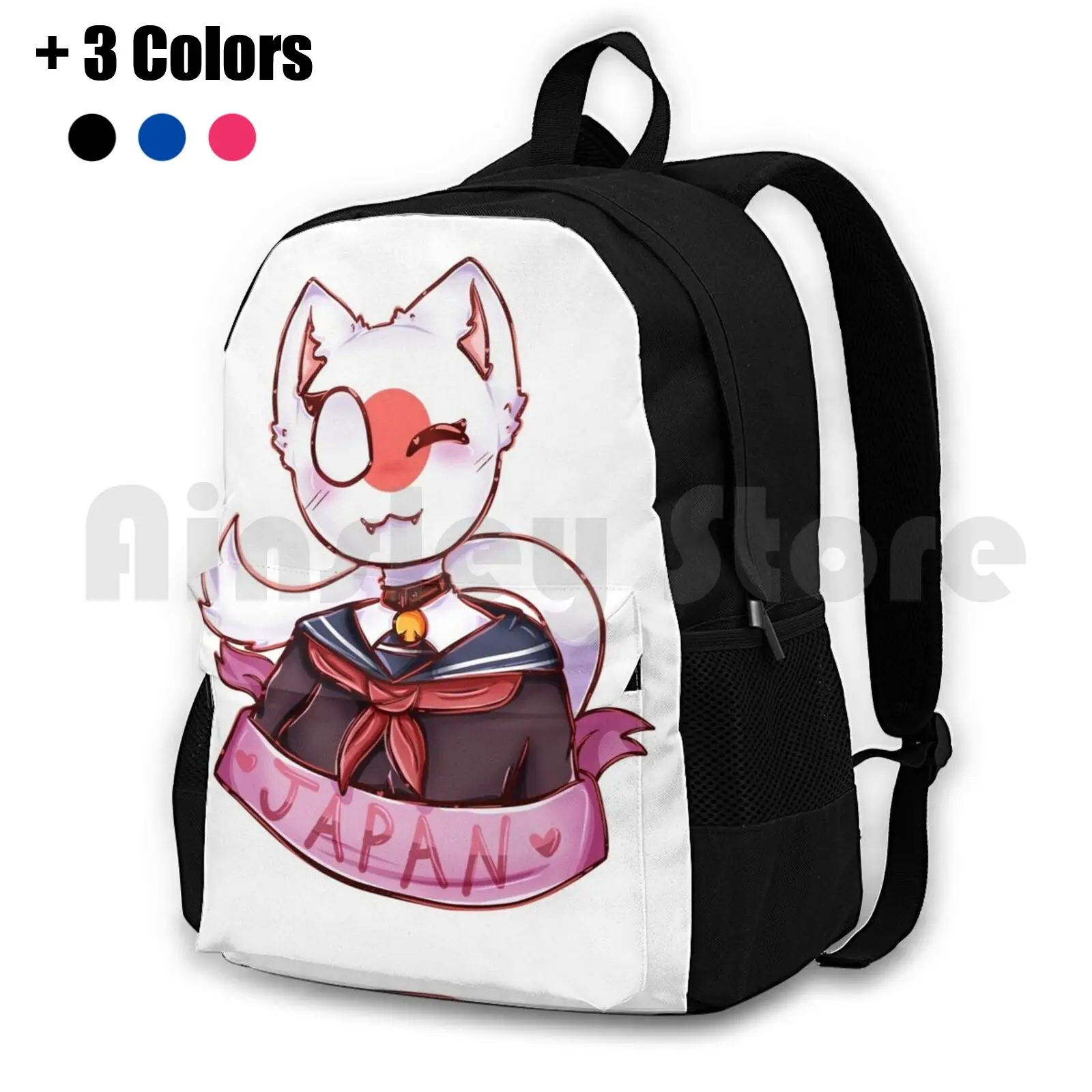 Sparkle Japan!-Countryhumans Outdoor Hiking Backpack Riding Climbing Sports Bag Japan Sparkle Sparkles Japan Countryhuman Japan