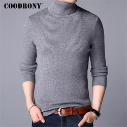 COODRONY – pull à col roulé épais et chaud pour homme, tricot en laine de cachemire, collection automne-hiver 2018, 8229