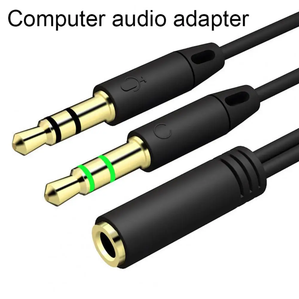 3 5mm Jack Audio Headphone Splitter Earphone Adapter Audio 3 5mm Female to 2 Male Jack Aux Cable for Phone