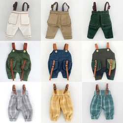 New Ob11 Doll Fashion Denim Overalls Kawaii Trousers Pants Clothes For Ob11,Molly, Gsc,1/12 Bjd,Body9,Ymy,Ddf Obitsu 11 Clothes