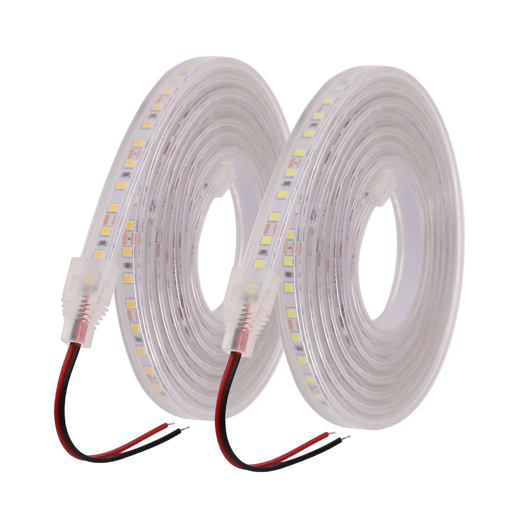 SMD2835 LED Strip Light 12V 24V Flexible LED Tape Ribbon 120Leds/m IP67 Waterproof Stripe String White/Natural White 4000K/Warm