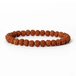 Original Vajra Bodhi Rudraksha Bracelet Men Meditation Mala Bead Bracelets Women Jewelry Nature Prayer Tibetan Buddhism Bracelet