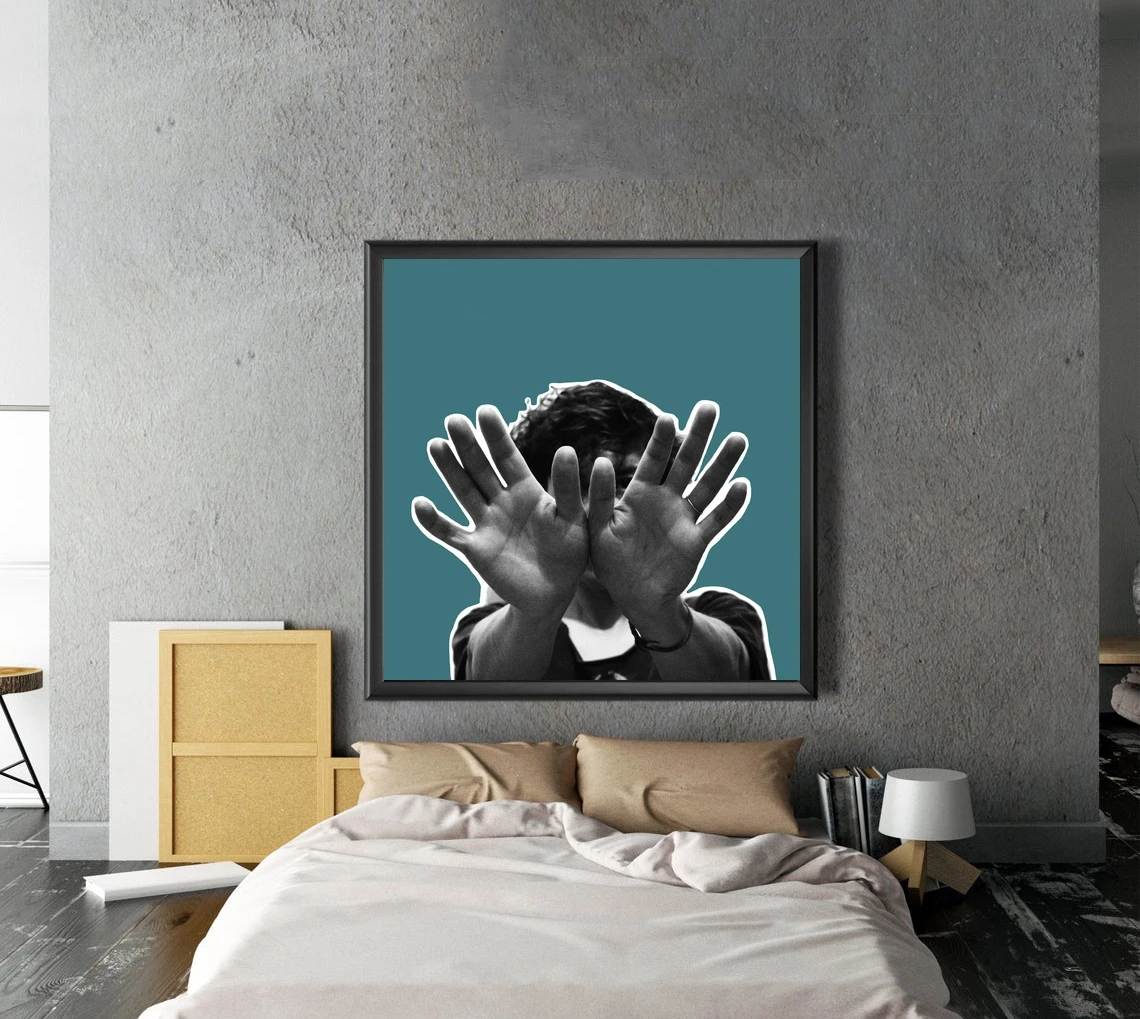 لحن ياردة أستطيع أن أشعرك زاحف في حياتي الخاصة ألبوم الموسيقى ملصق لوحة جدران المنزل الديكور (بدون إطار)