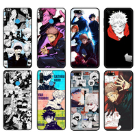 Black tpu Case For Huawei Honor 20 Lite 10 10i 20S 30S 30 Case Honor 7A 5.45 7s 7C 5.7 Case Cover jujutsu kaisen anime