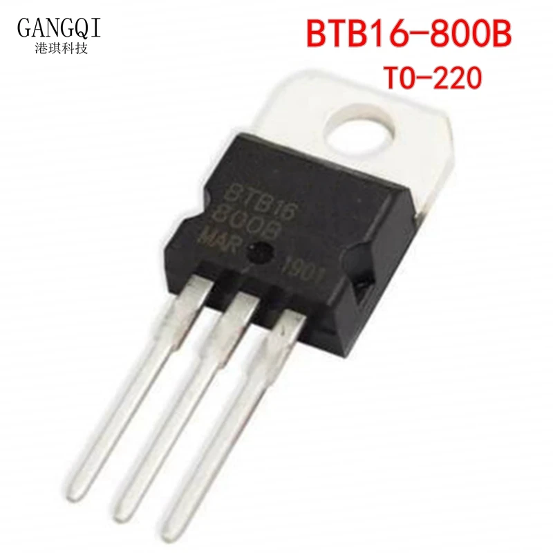 Tiristor bidireccional BTB16 Triacs, 10 piezas, BTB16-800B, 16 Amp, 800 voltios a-220, nuevo IC