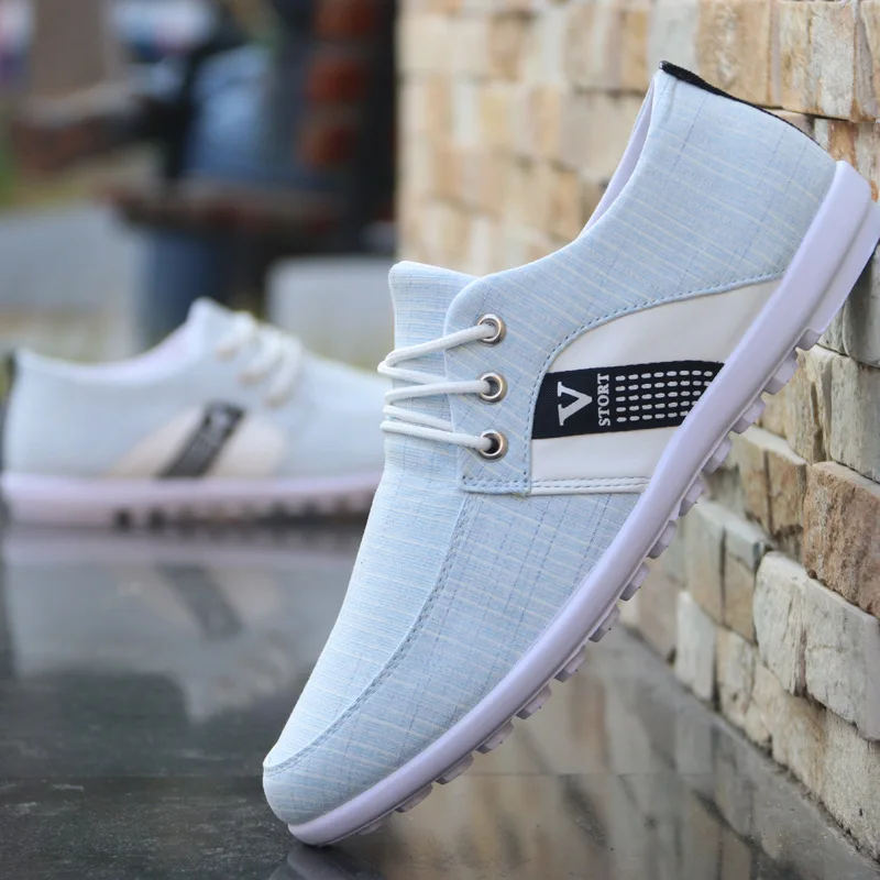 Men\'s Casual Shoes Casual Shoes Italian Breathable Canvas Shoes Men\'s Driving Shoes 2021 New Flat Shoes Zapatos De Hombre