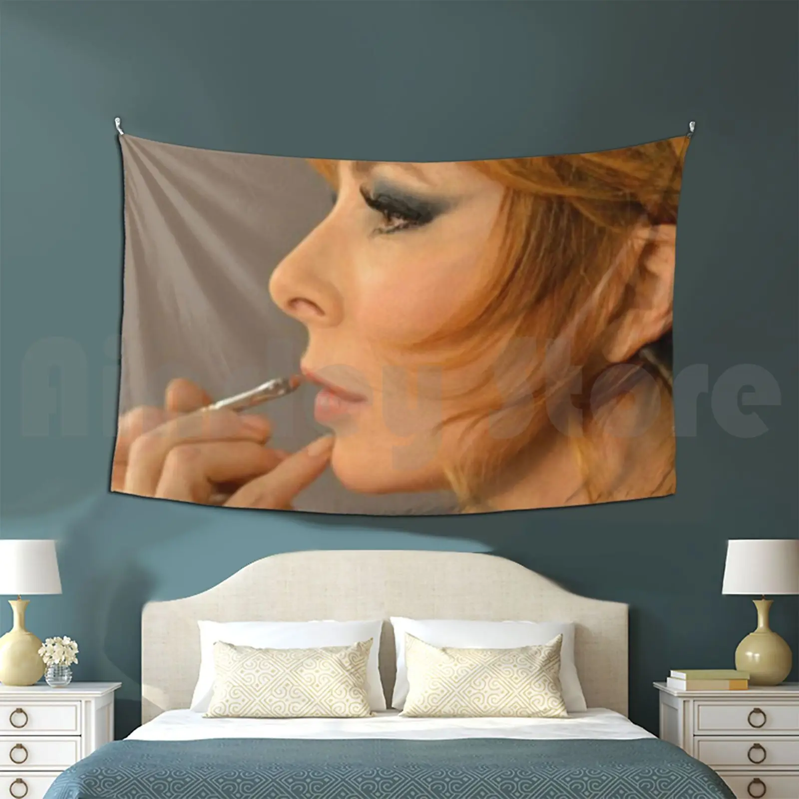 Mylène Farmer Tapestry Living Room Bedroom Mylene Farmer