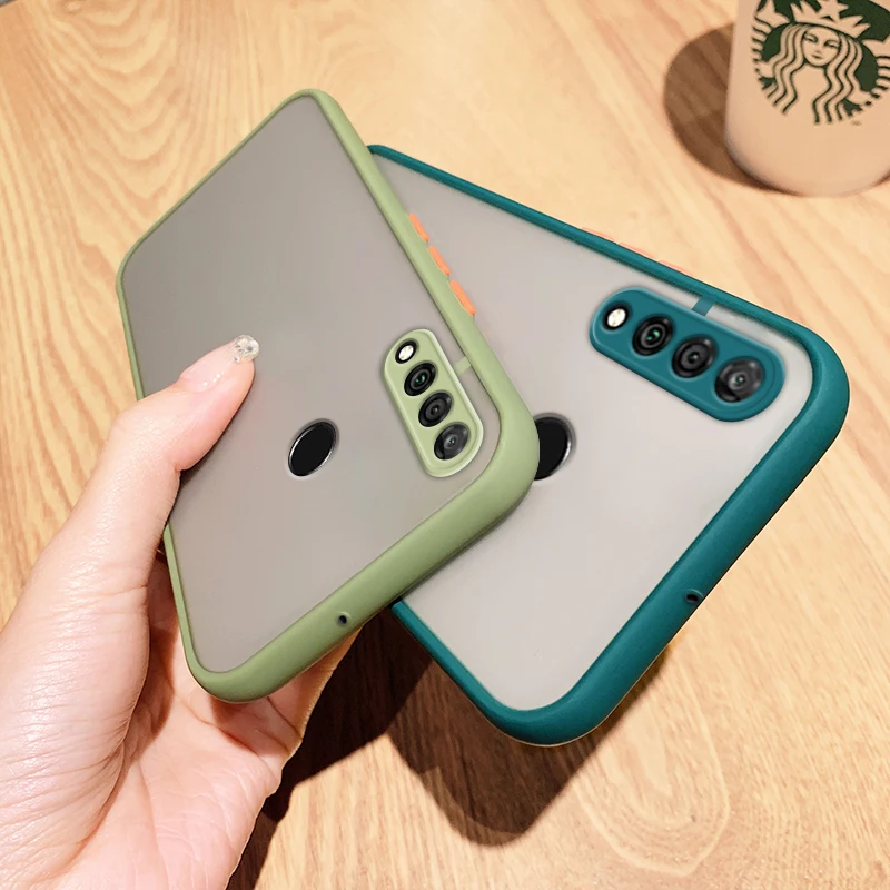 Cartoon Case for Huawei P30 Lite CASE Matte Luxury Candy Color Original Thin Soft Shock Back Cover for Huawei P30Lite Nova 4E