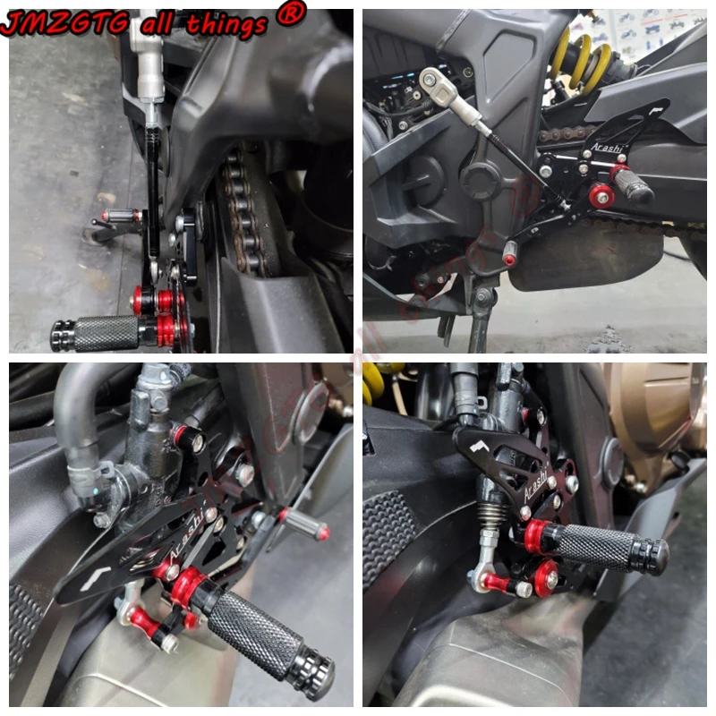 Motorcycle CNC Adjustable Rear Set Foot Rest For HONDA CB650F CBR650F CB650R CBR650R Foot Rest