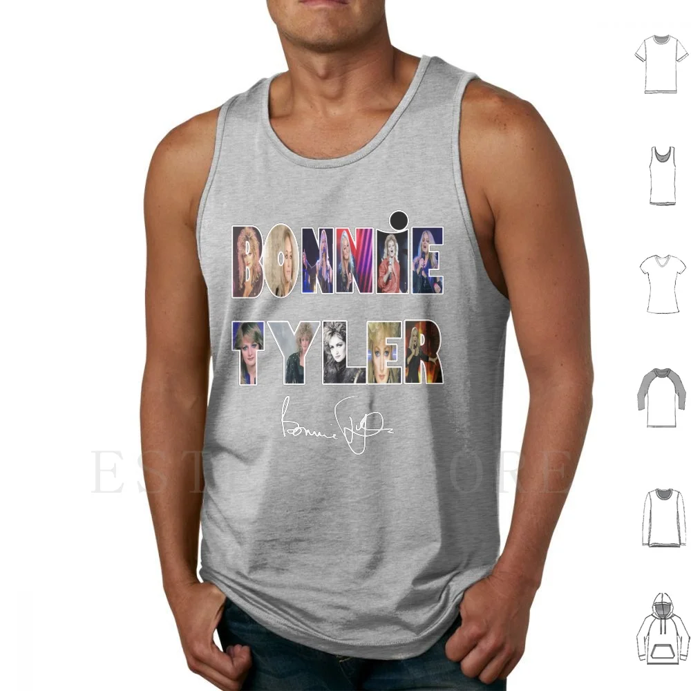 Camiseta Bonnie Tyler Camisetas sin mangas Chaleco sin mangas Bonnie Tyler