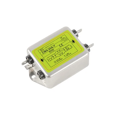 TOMZN Single-phase AC 115V 230V military-grade EMI purification CW4-3A-T 6A 10A 20A 30A power supply filter