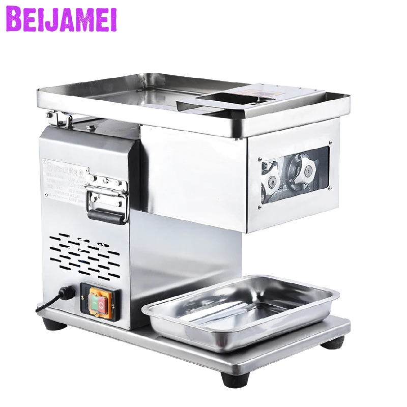 

BEIJAMEI Factory Meat Cutter Slicer Dicer Electric Commercial Meat Grinders Machine Sliced Shred Mincer Meat Machine