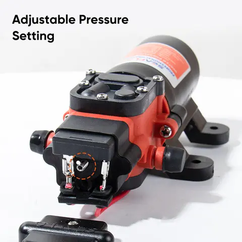 SEAFLO 40 PSI 12V 24V Marinvattenpump Membranpump Båttillbehör Duschar Toaletter Husbil Camping Yachttillbehör 8 best sales husbilsvatten - №5