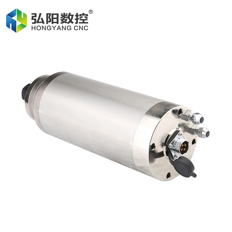 HQD 3.2kw 스핀들 모터 105x265mm ER20 척 220V 380V 수냉식 스핀들, 석재 조각용 CNC 밀링 머신