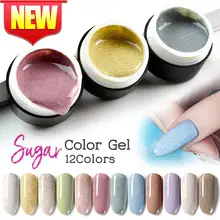 60 Color Gel UV Nail Polish with Glitter #4