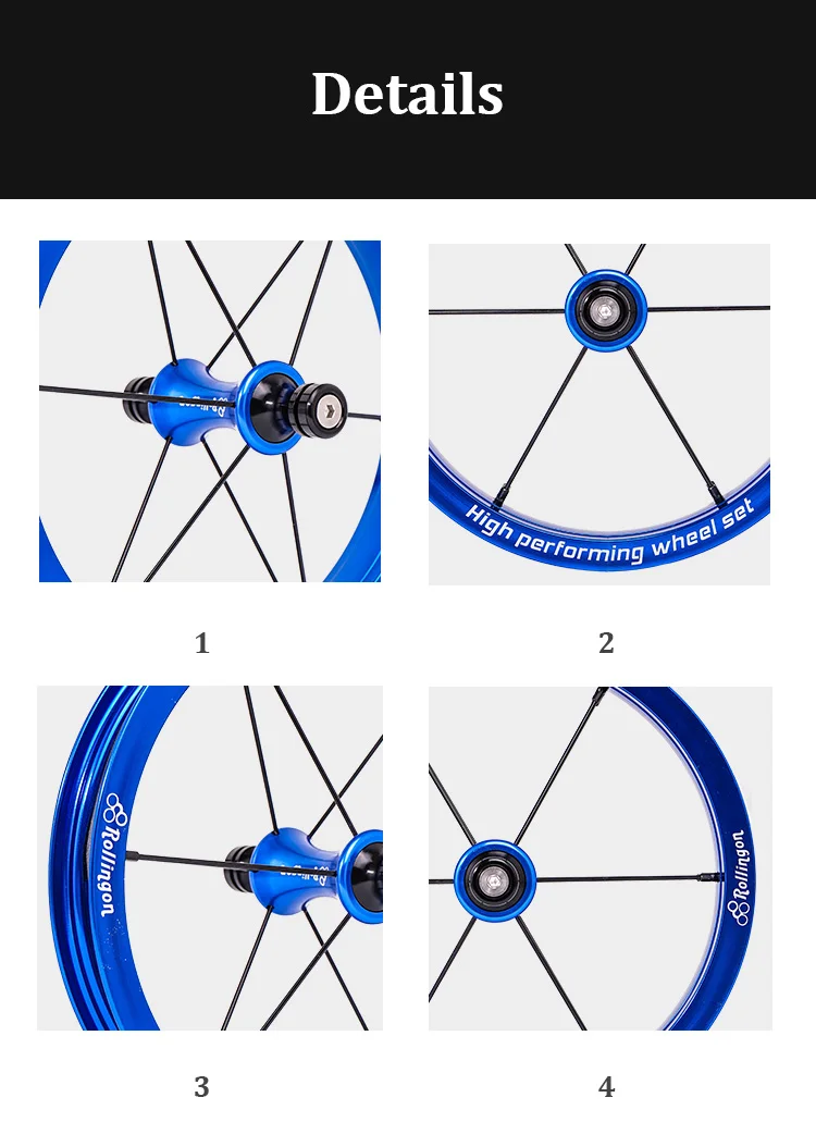 Детская сбалансированная велосипедная колесная пара Rollingon, 12 дюймов, модифицированное Надувное колесо из алюминиевого сплава R700 с шиной