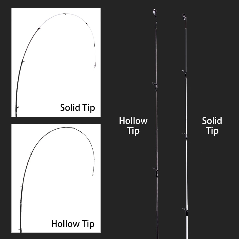 Imagem -04 - Mavllos Delicadeza-vara de Pesca de Giro Leve Vara de Fundição de Isca Truta Oco e Sólido Pontas de Carbono Linha 6lb Bfs 0.68g