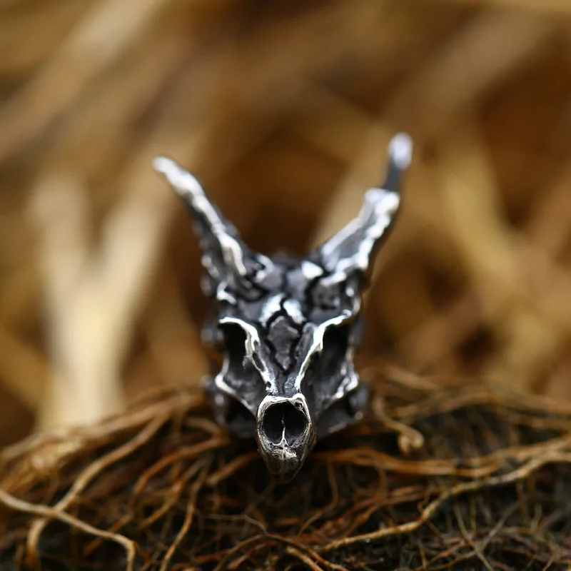 Stainless Steel Ferocious Animal Pendant Chain Necklace men Jewelry BP8-503