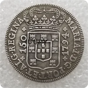 1794 Azores (Portugal) 150 Penis-Maria I Kopiewährung 10 Hauptverkaufsmünzen Portugal - №3