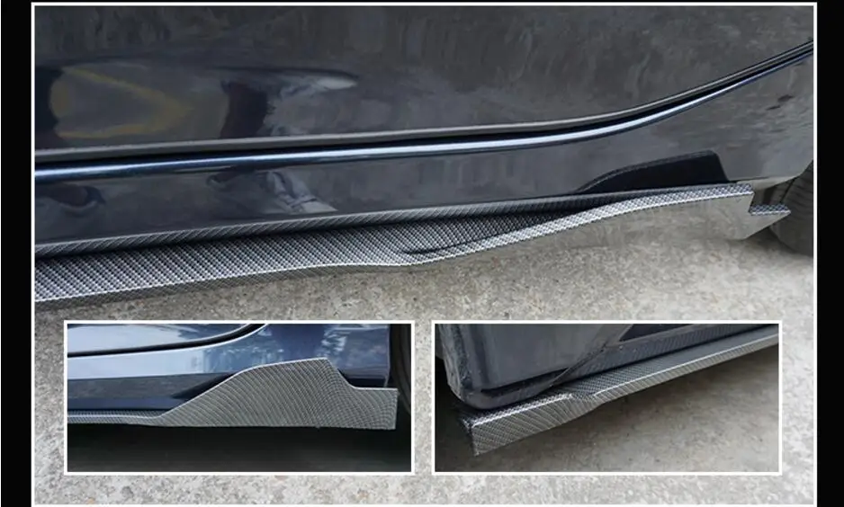 side skirt body pull modified carbon fiber For 16-18 Honda Civic 2016 2017 2018