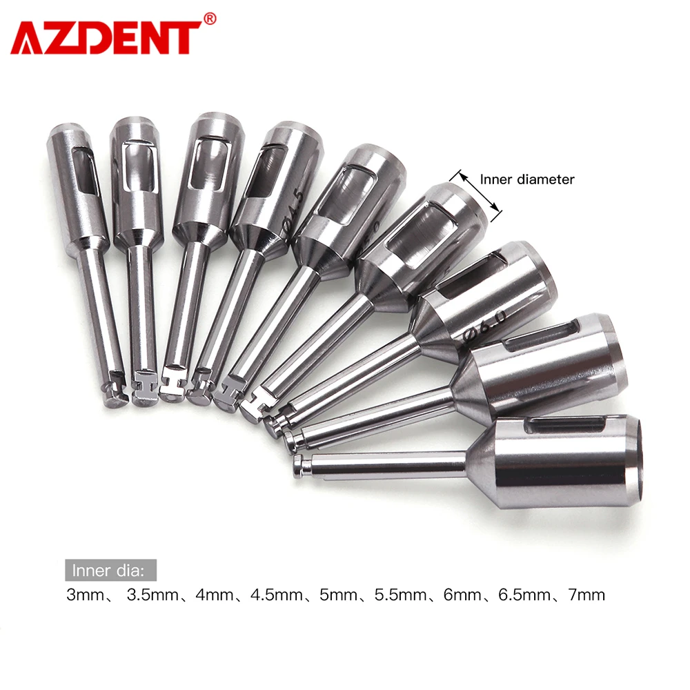 

Dental Implant Tissue Punch Stainless Steel Surgical Instrument Autoclavable Used with Low Speed Implant Handpiece