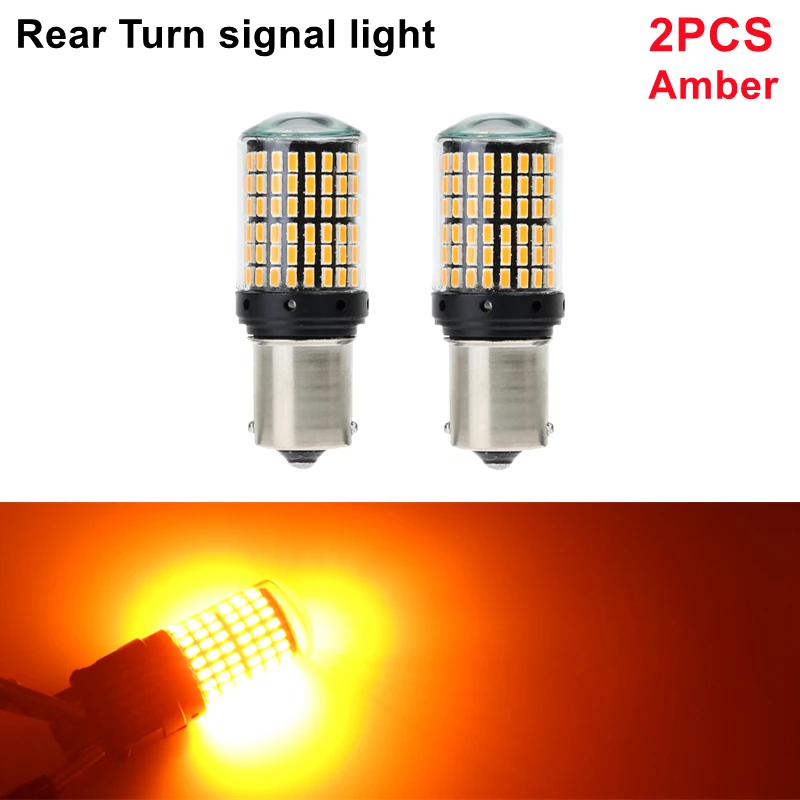 Rear tail light kit for Peugeot 107 2005-2014 PM PN Rear turn signal Brake tail stop light fog Reverse backup light bulbs