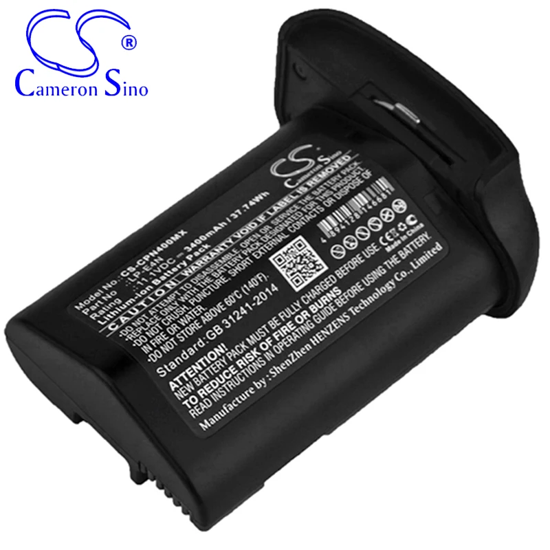 CameronSino Battery for Canon EOS-1D MarkIII EOS-1D Mark IV 580EX-II 550EX 540EZ MR-14EX 1DX fits Canon LP-E4N camera battery