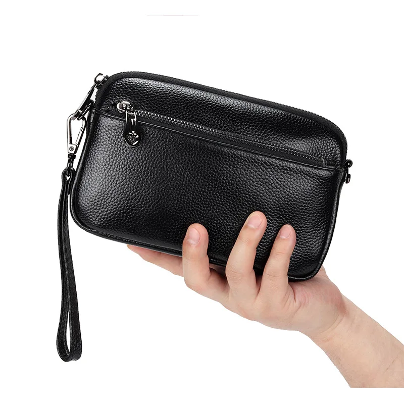 RanHuang New 2024 Women\'s Genuine Leather Shoulder Bags Small Messenger Bags Casual Clutch Bags Cow Leather Crossbody Bags B115