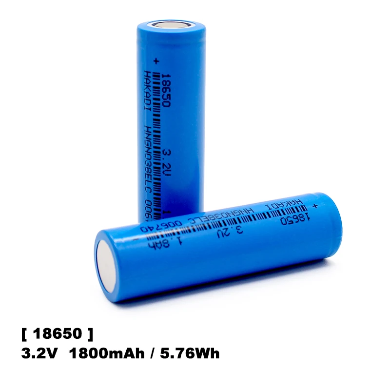 HAKADI 18650 3.2V 1500mah 1800mah 2000mah Lifepo4 akumulatory 20 szt. Wysokiej szybkości rozładowania 3C dla DIY Power Supplyi