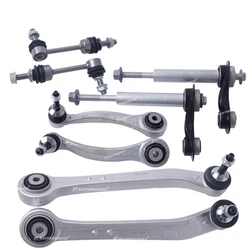 8 PCS For BMW E70 X5 E71 X6 Rear Control Arms & Sway Bar Link Ends Suspension Kit