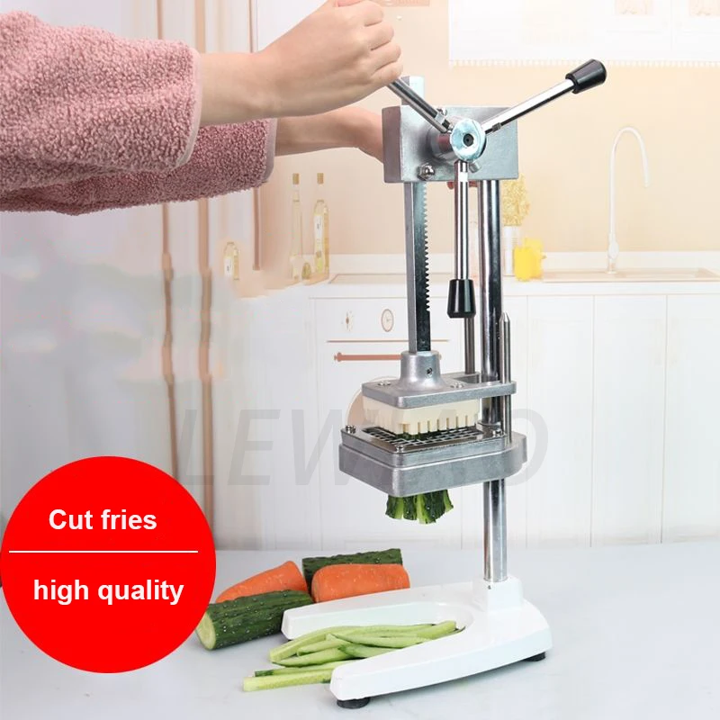 

Manual Potato Chips Squeezer French Fries Maker Long Potato Cutting Machine Squeezer Food Processors