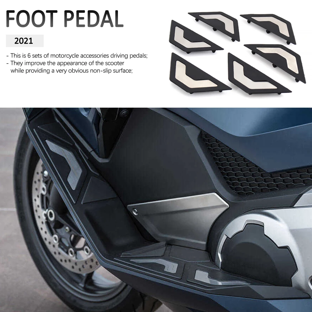 

2021 New Motorcycle Footboard Steps Motorbike Foot For HONDA For FORZA750 For FORZA 750 For Forza 750 Footrest Pegs Plate Pads