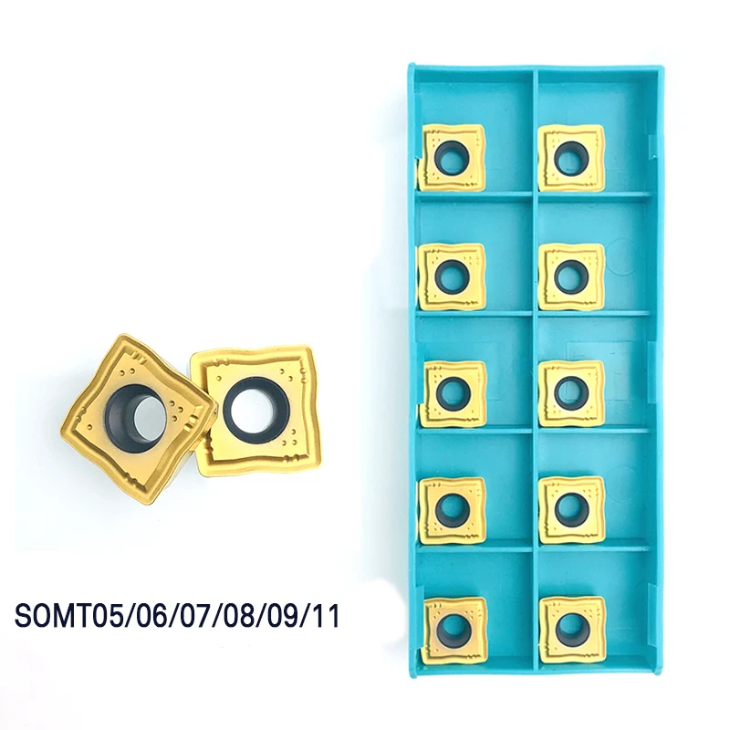 Original Inserts SOMT SOMT050204 SOMT060204 SOMT070306 SOMT08T306 SOMT09T308 SOMT11T308 DP TT9080 Lathe Cutting MachineCNC