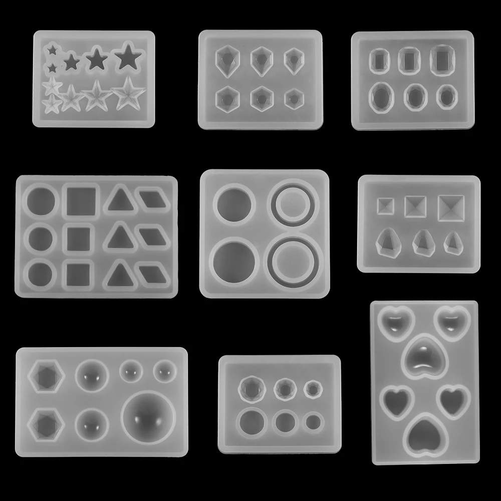 Инструмент для изготовления ювелирных изделий из акриловой смолы разных видов, силиконовая форма смешанного стиля, силиконовая форма для литья, аксессуары для изготовления ювелирных изделий своими руками