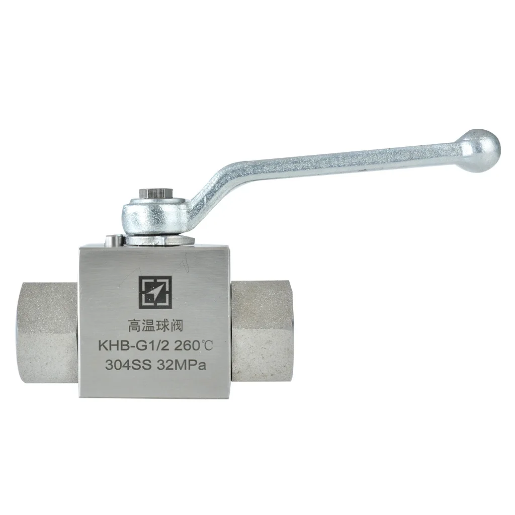 KHB Female Thread High Temperature Ball Valve Corrosion Resistant High Pressure Hydraulic Ball Valve